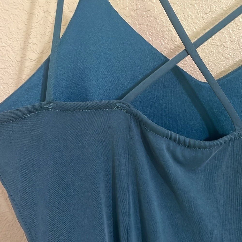 Alyo Teal Strappy Dress - Picture 6 of 8